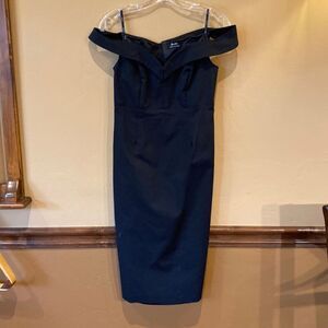 BARDOT Black off the shoulder dress